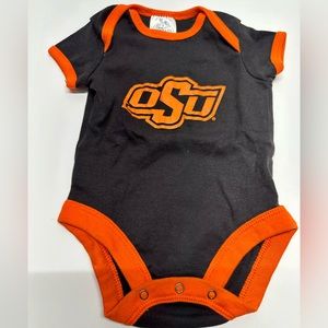 Rivalry Treads black OSU Cowboys one piece 0-3M